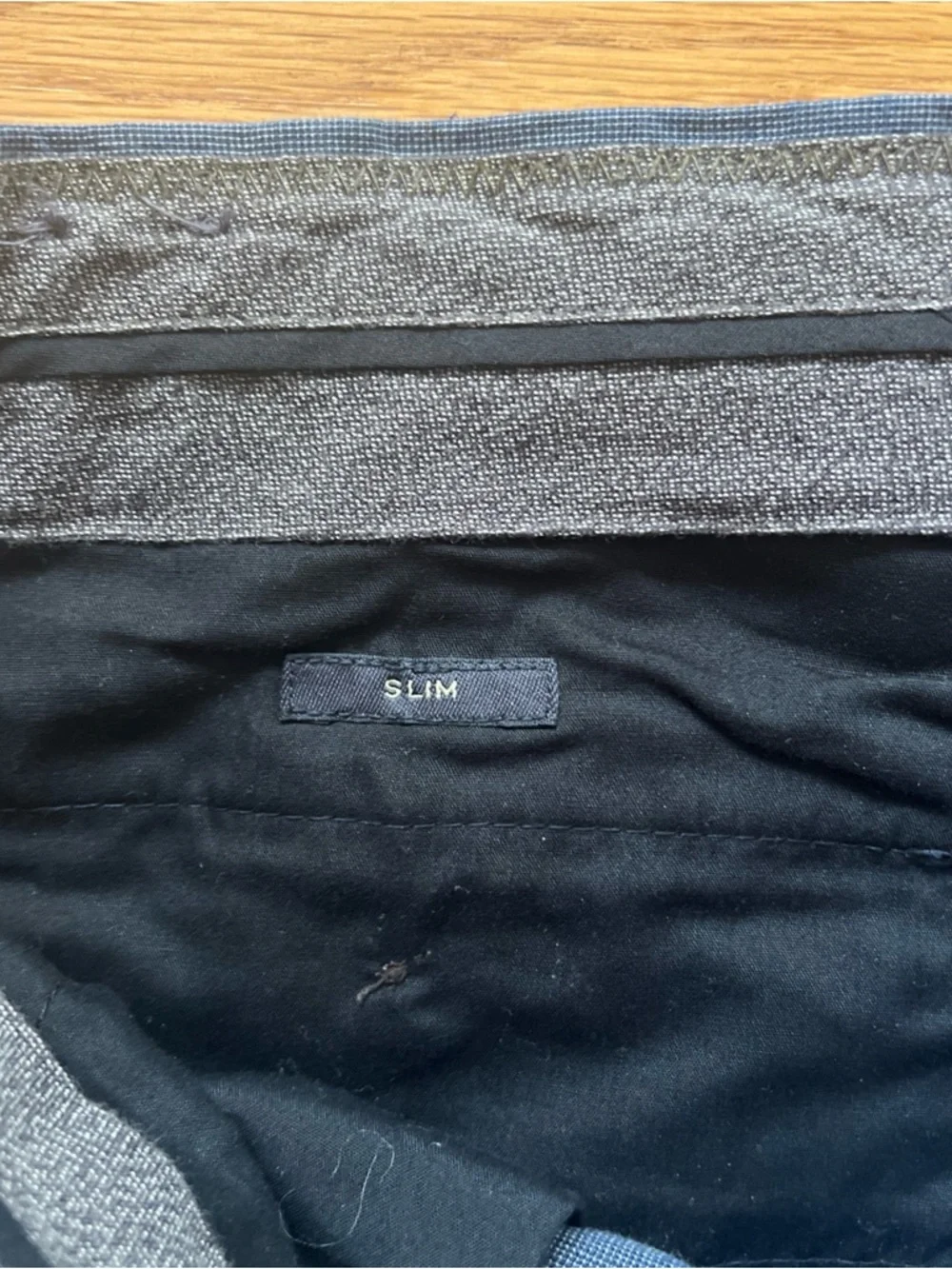 J Crew Chino Pants Men’s 36x32 Slim Bowery Blue Gray Linen Blend